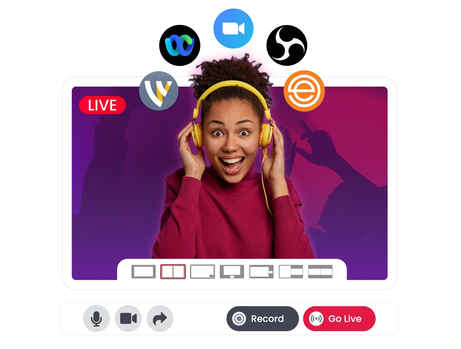 Studio or External RTMP Encoders