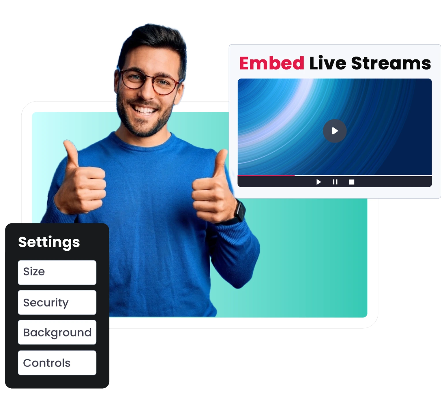 Multistream Real-time & Recorded Videos Seamlessly